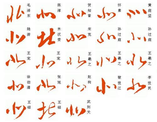 北字草书怎么写图