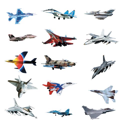 各种飞机战斗机psd素材