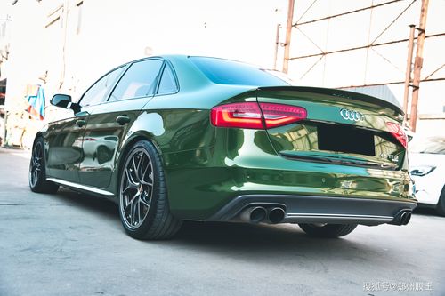 绿色有很多种,但奥迪都可以轻松驾驭,a4l改色索诺玛绿
