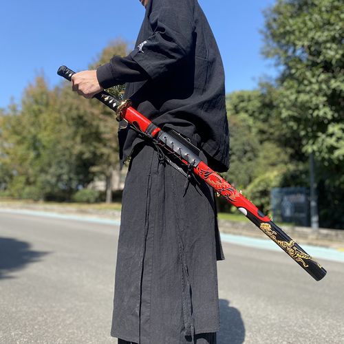 拔刀练习未开动漫儿童东洋武士jkco剑竹日本刀