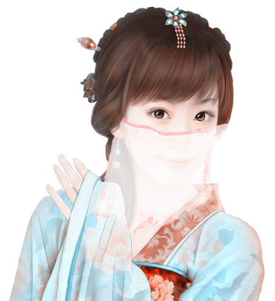 【素材】带面纱的古装女_看图_橙光游戏素材吧_百度