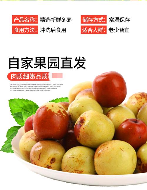 棠鲜生陕西大荔冬枣 新鲜脆甜大青枣现摘水果脆枣 冬枣 1500g