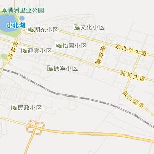 满洲里市地图_满洲里市地图全图_满洲里市地图高清版