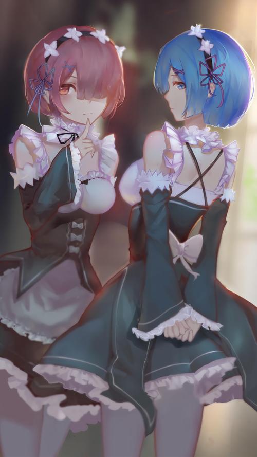 4k超高清壁纸re:从零开始的异世界生活雷姆和拉姆(2)