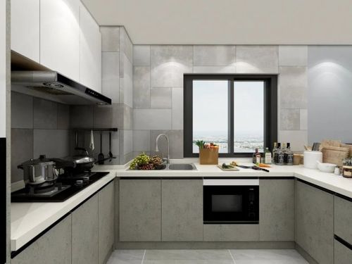 欧普厨卫图片 4u型厨房橱柜装修效果图