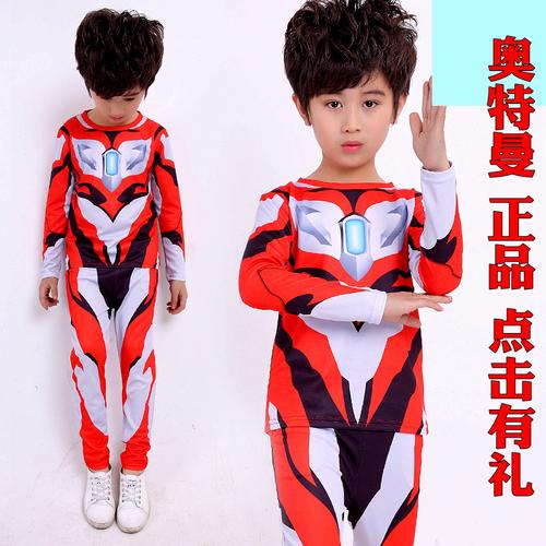捷德奥特曼衣服男孩童装秋装小童春秋儿童万圣节小孩杰德男童套装