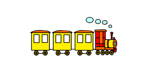 怎么画卡通火车 - 简笔画 - 懂得