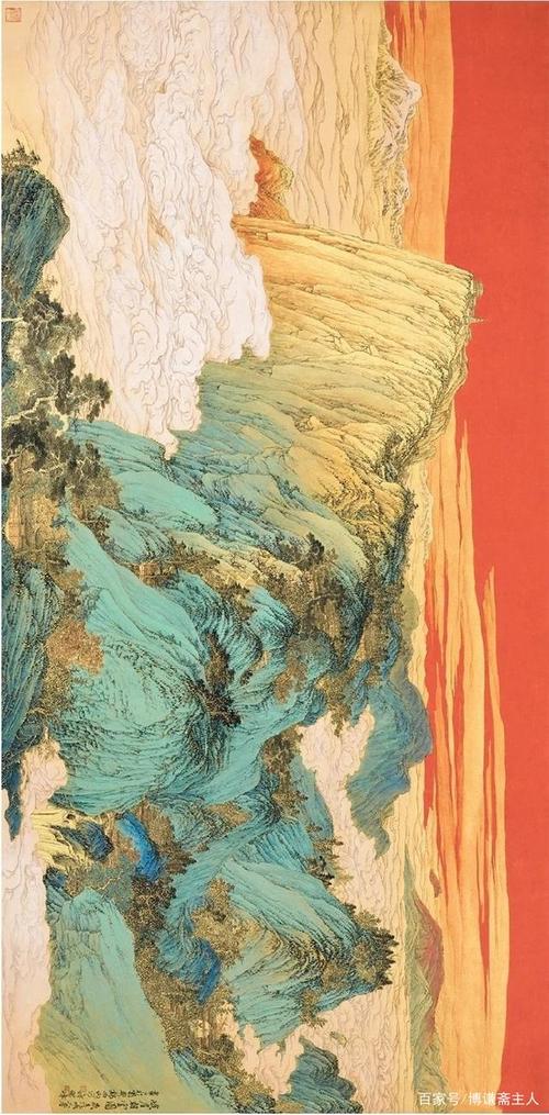 清逸静穆 色彩明净——画家李圣峰青绿山水画作品欣赏