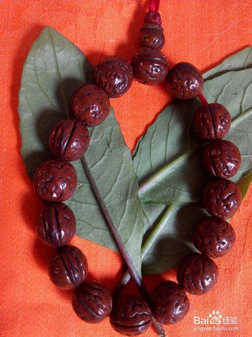 教你快速盘红盘亮毛桃核手串