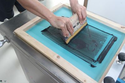 丝网印版画的制作工具,方法及流程简介