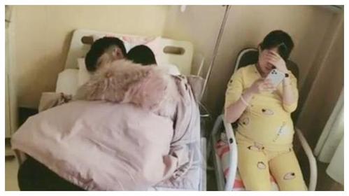 孕妇住院待产,老公与孕妇老婆抢床位,丈母娘:到底谁生孩子!