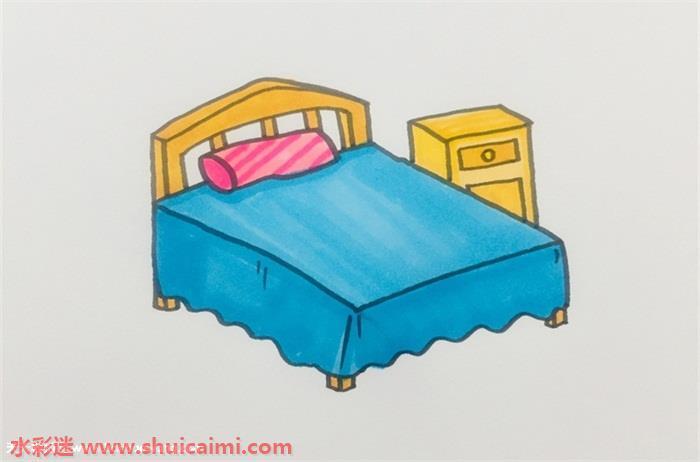 卧室怎么画 卧室简笔画漂亮卡通