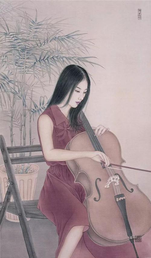 当古典美遇上工笔画,春风拂面惊艳四方|人物画|绘画