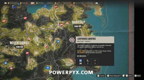 孤岛惊魂6全空投地图位置一览