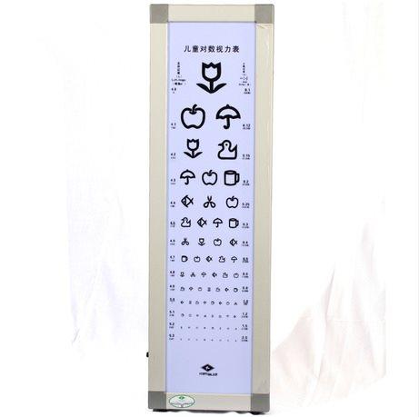 儿童卡通图形视力表灯箱成人5m国际标准对数2.5米视力表箱