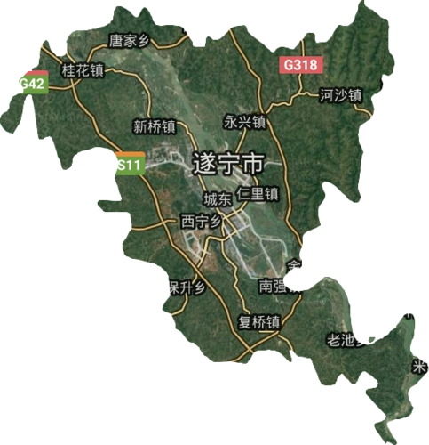 船山区高清卫星地图,船山区高清谷歌卫星地图