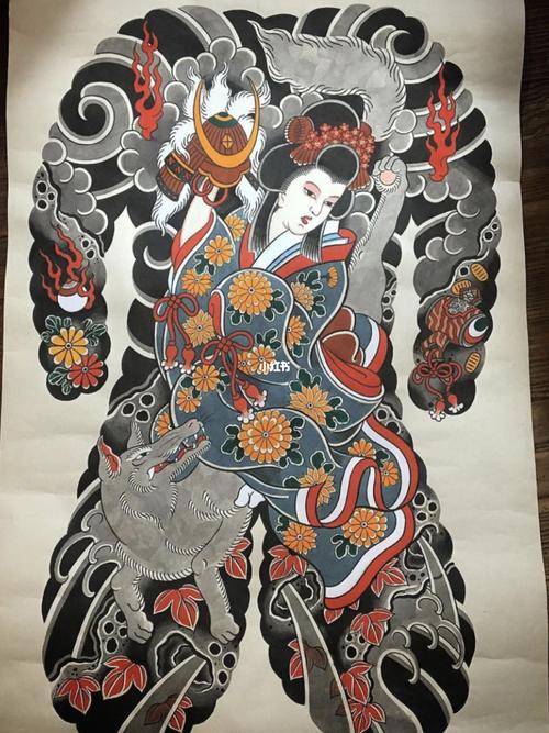 鬼若丸#云龙九郎_纹身_instagram_80md脏辫刺青攻略_日式老传统纹身