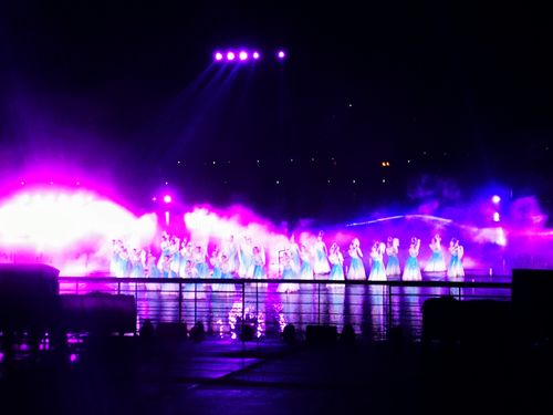 (如梦晋阳)太原市晋阳湖大型水上实景演艺