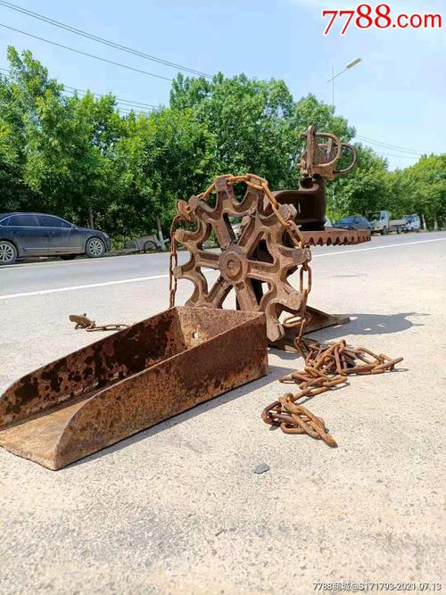 民俗老物件,人力铁水车,完整,正常使用,包老