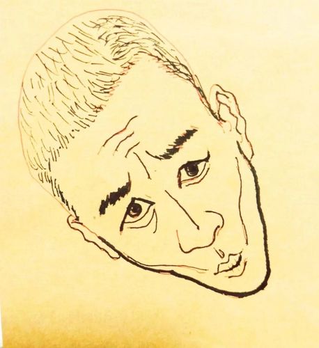 阿杜手绘速写肖像画阿杜速写阿杜手绘墙涂鸦阿杜肖像画阿杜墙绘