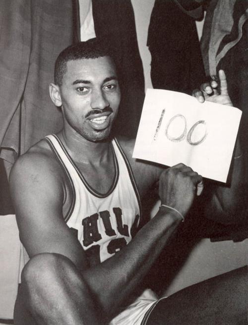nba历史单场得分记录威尔特·张伯伦wilt chamberlain
