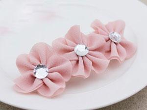 手工制作粉嫩韩系发卡步骤图解(图文教程)