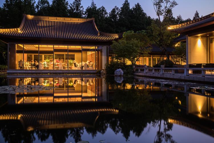 西湖国宾馆八号楼庭院