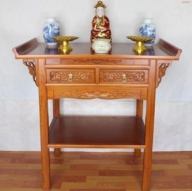 长条实木供桌香案厅堂榆木祭台供台摆放中式供桌