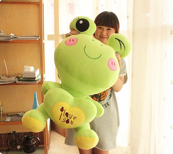 玩具 公仔,玩偶,娃娃 其他公仔,玩偶,娃娃 抱心青蛙公仔爱心甲壳虫