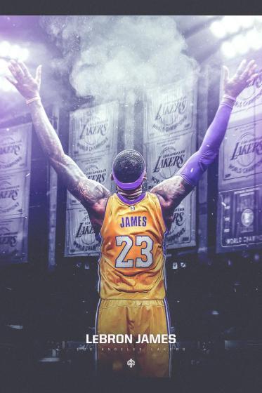 2k手机竖屏分辨率640x960nba篮球明星小皇帝勒布朗詹姆斯湖人时期抛洒