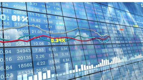 4k股市金融曲线大楼版本b