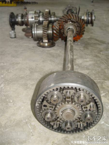 轮边减速器工作原理