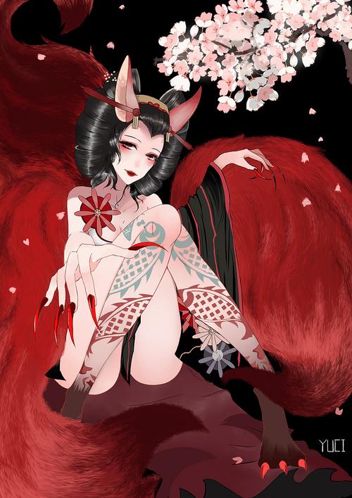 阴阳师三尾狐图鉴 r三尾狐图片