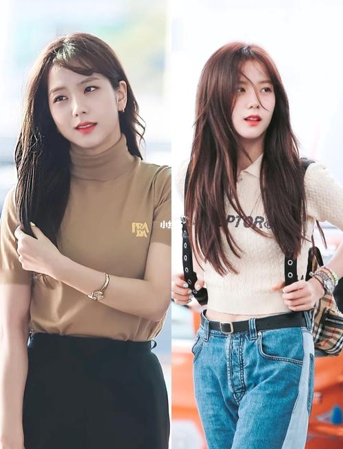 每日穿搭 | 智秀jisoo机场私服穿搭合集_jisoo_ootd_私服穿搭_韩剧