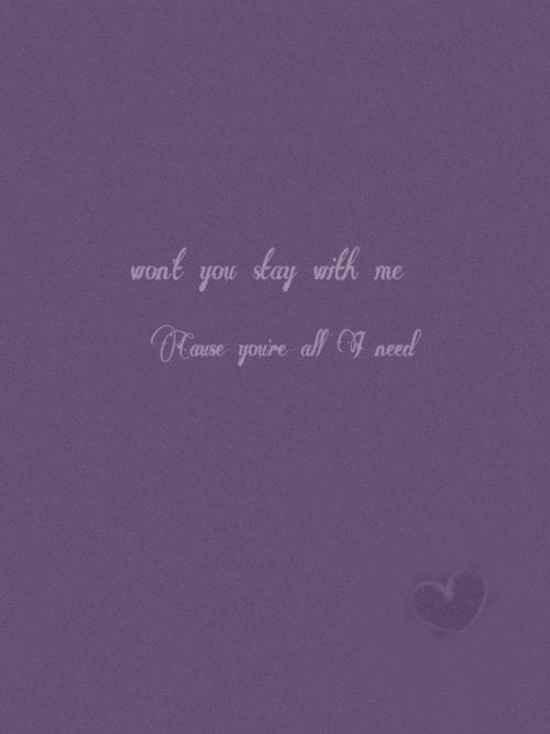 stay with me