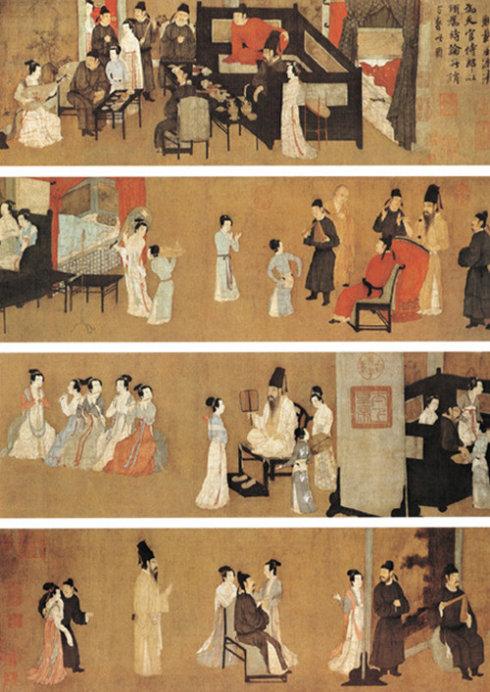 韩熙载夜宴图手抄报手抄报图片大全集