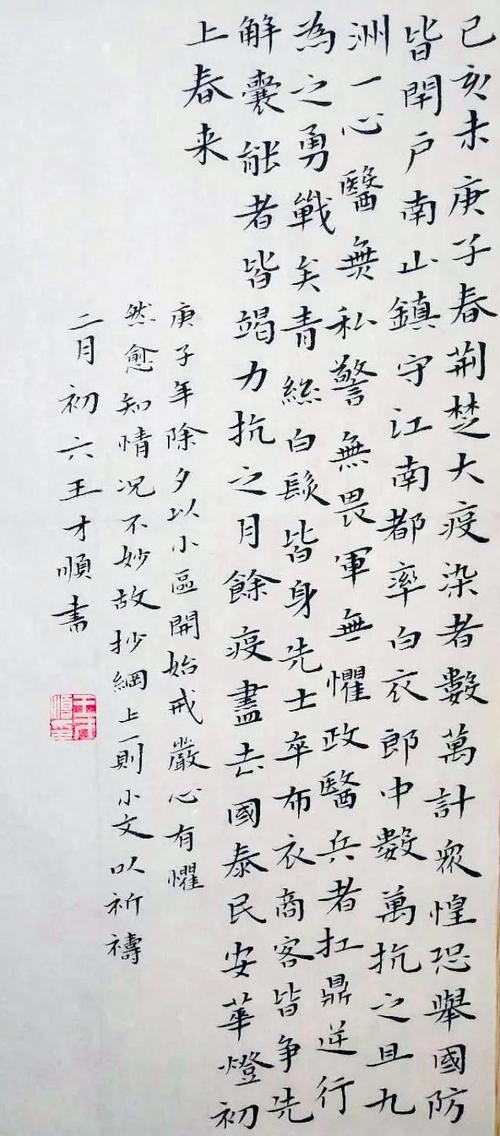 第三十三期海南省书法家协会万众一心抗击疫情网络书法展