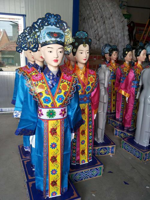 厂家批款 高档殡葬金童玉女用品 热销童男童女 纸扎纸活 量大优惠