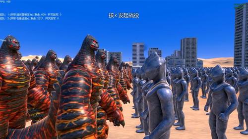 600个熔岩雷德王大战2000个石像迪迦奥特曼,结果会怎样?