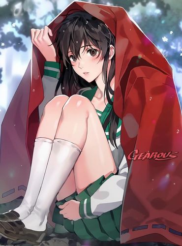 半妖的夜叉姬同人插画看看男神们的后代颜值如何