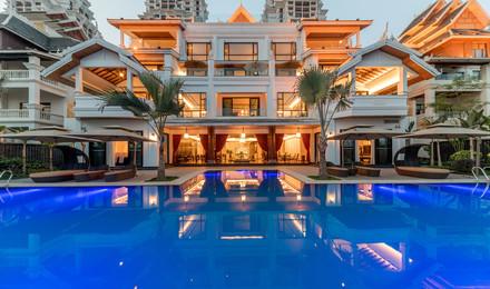 西双版纳悦莲庄莲府墅院酒店1晚专车接机服务1次含双人早餐