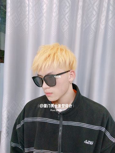 男士染发 男生发色推荐白金发色学生发色_生发_男士发型_显白_理发店