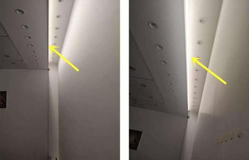 现在流行的新型灯带,吊顶不用开灯槽,贴一圈就行,安装