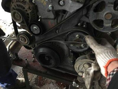 2.5发动机皮带有点