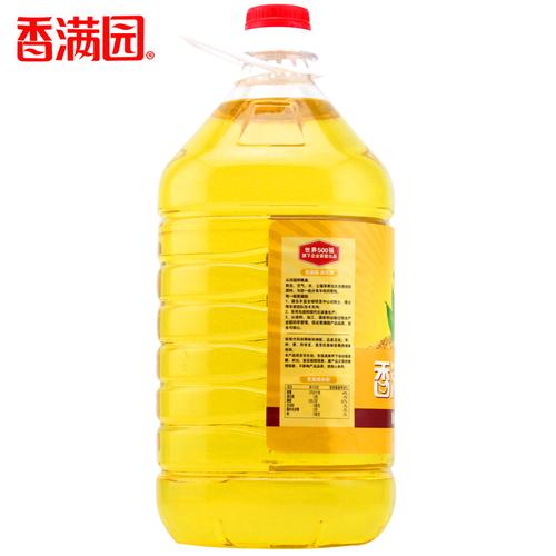 香满园花生香型食用调和油5l食用油桶装植物油家用