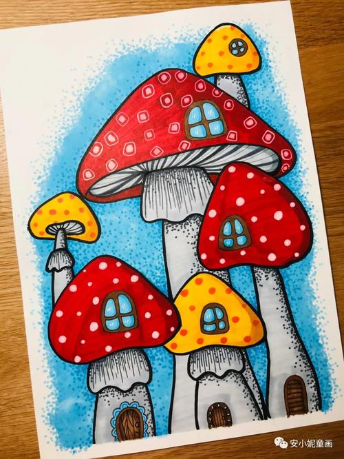 儿童画创意多款马克笔创意画教程内附优秀作品赏析