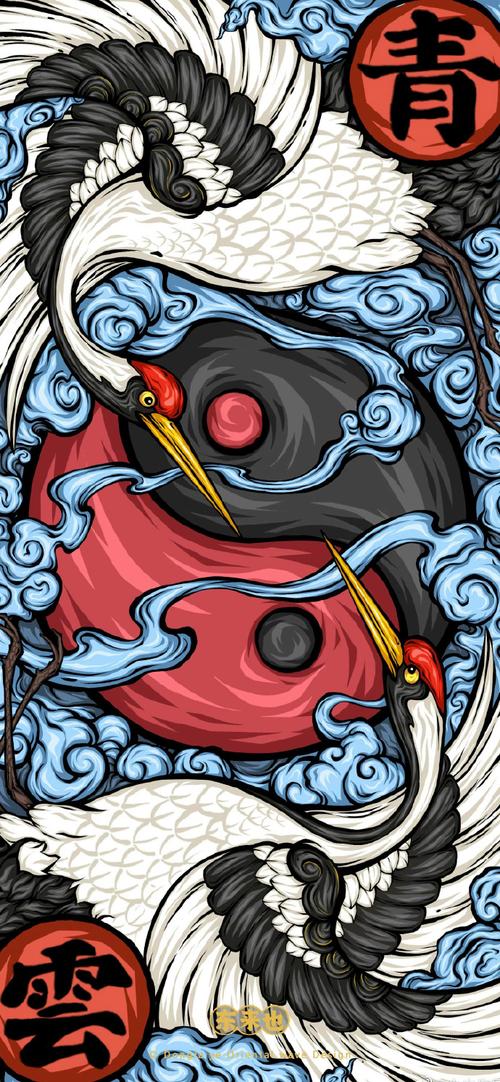 "国潮中国风"手机高清壁纸  ·图源:东来也 ·原图上传,记得查看原图