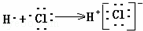 用电子式表示hcl形成过程