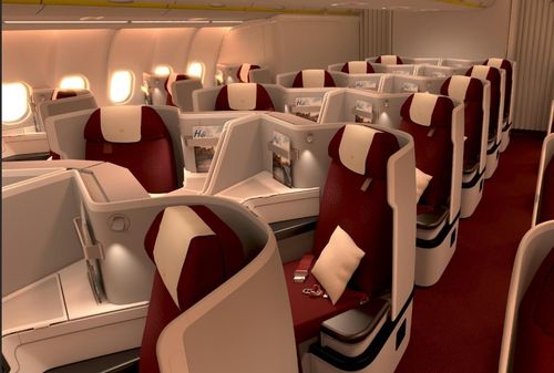 海南航空全新a330飞机公务舱