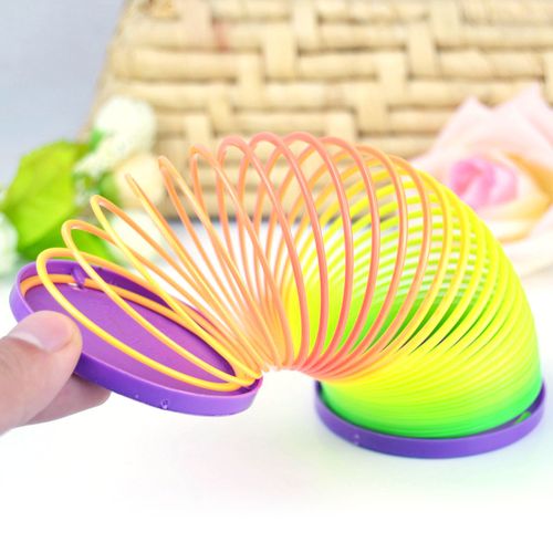 彩虹圈玩具弹簧圈叠叠圈宝宝玩具1-3-6岁益智早教儿童弹力圈批发